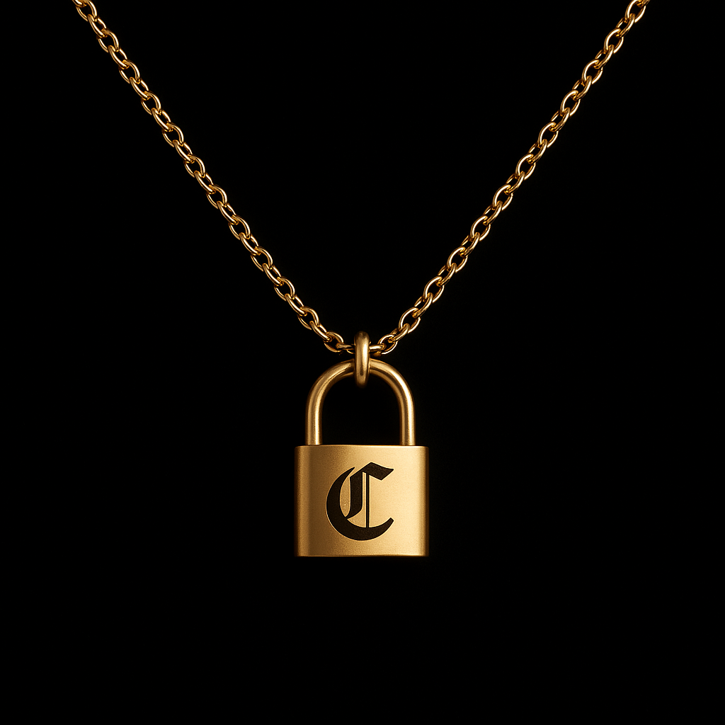 Gothic Lock Necklace
