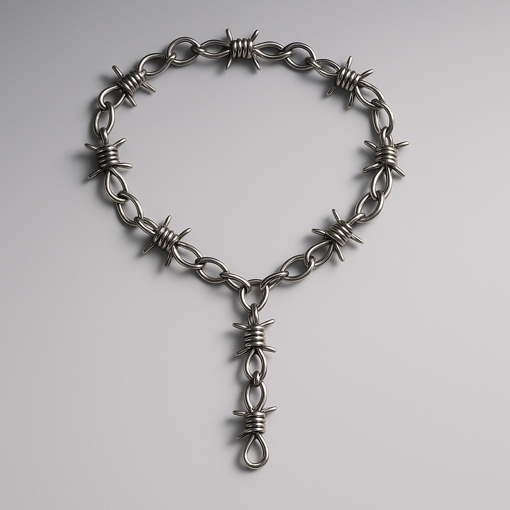Barbed Drop Necklace