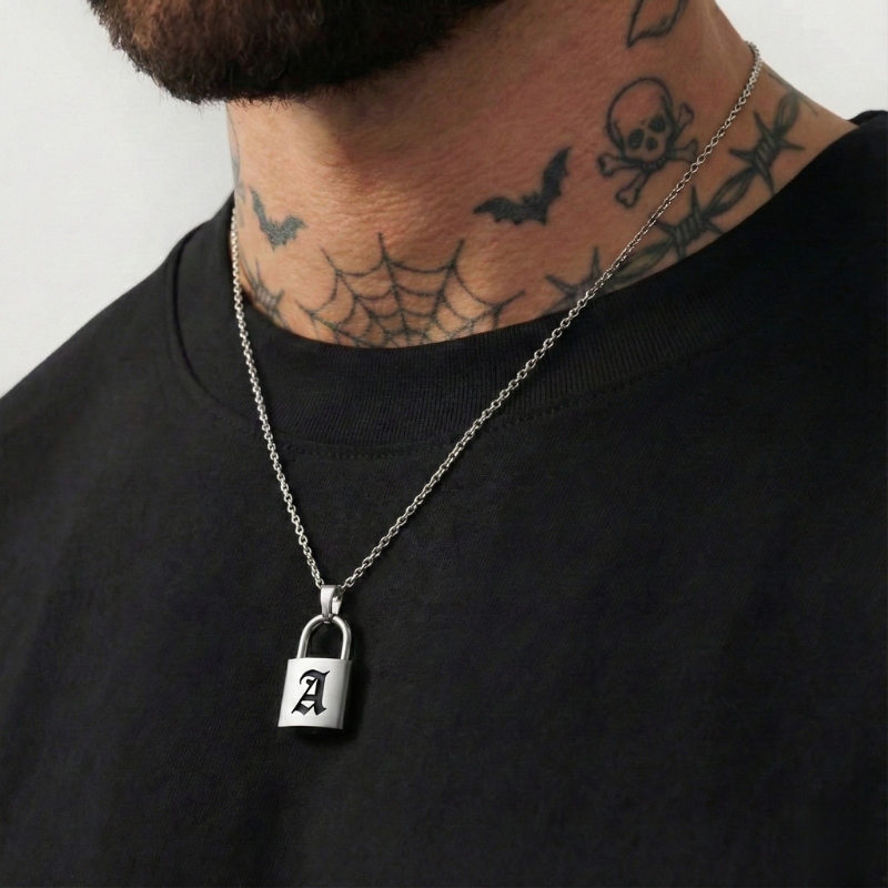 Gothic Lock Necklace