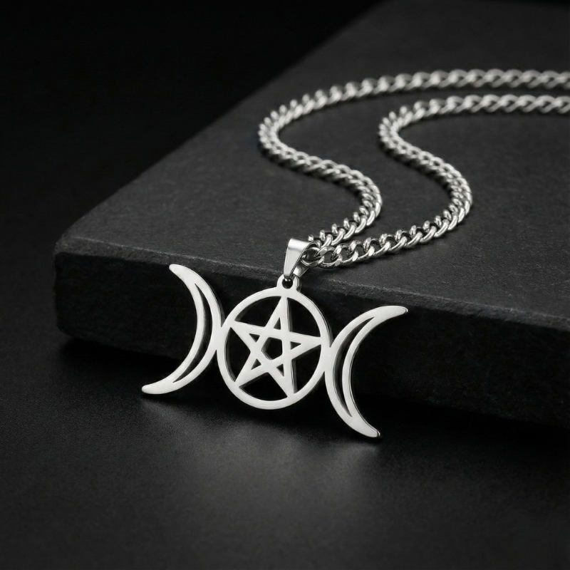 Triple Moon Necklace