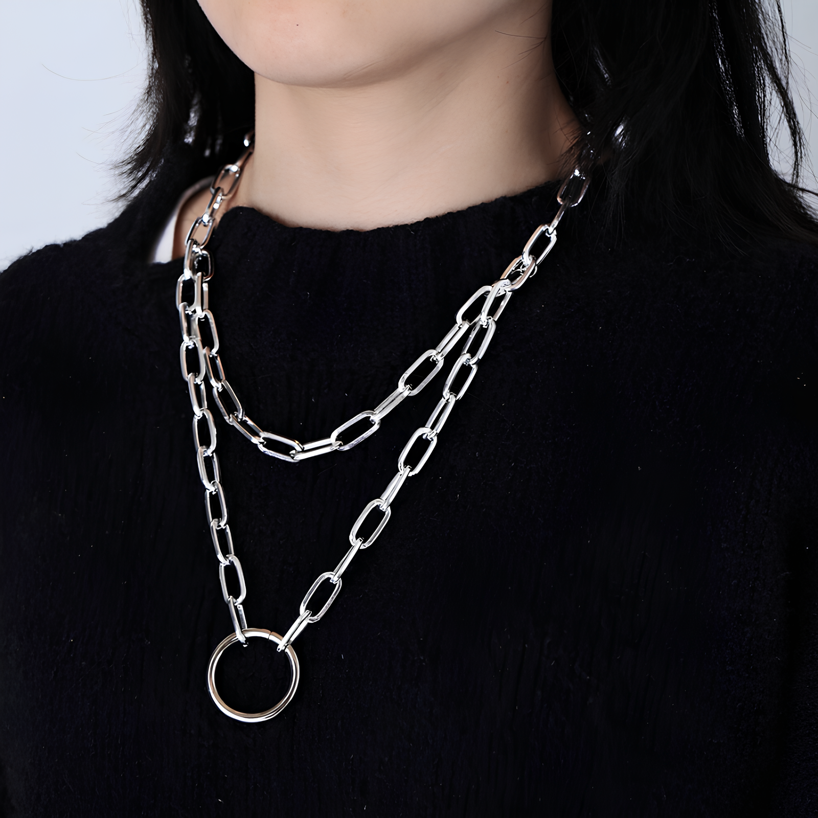 Layered O-Chain Necklace