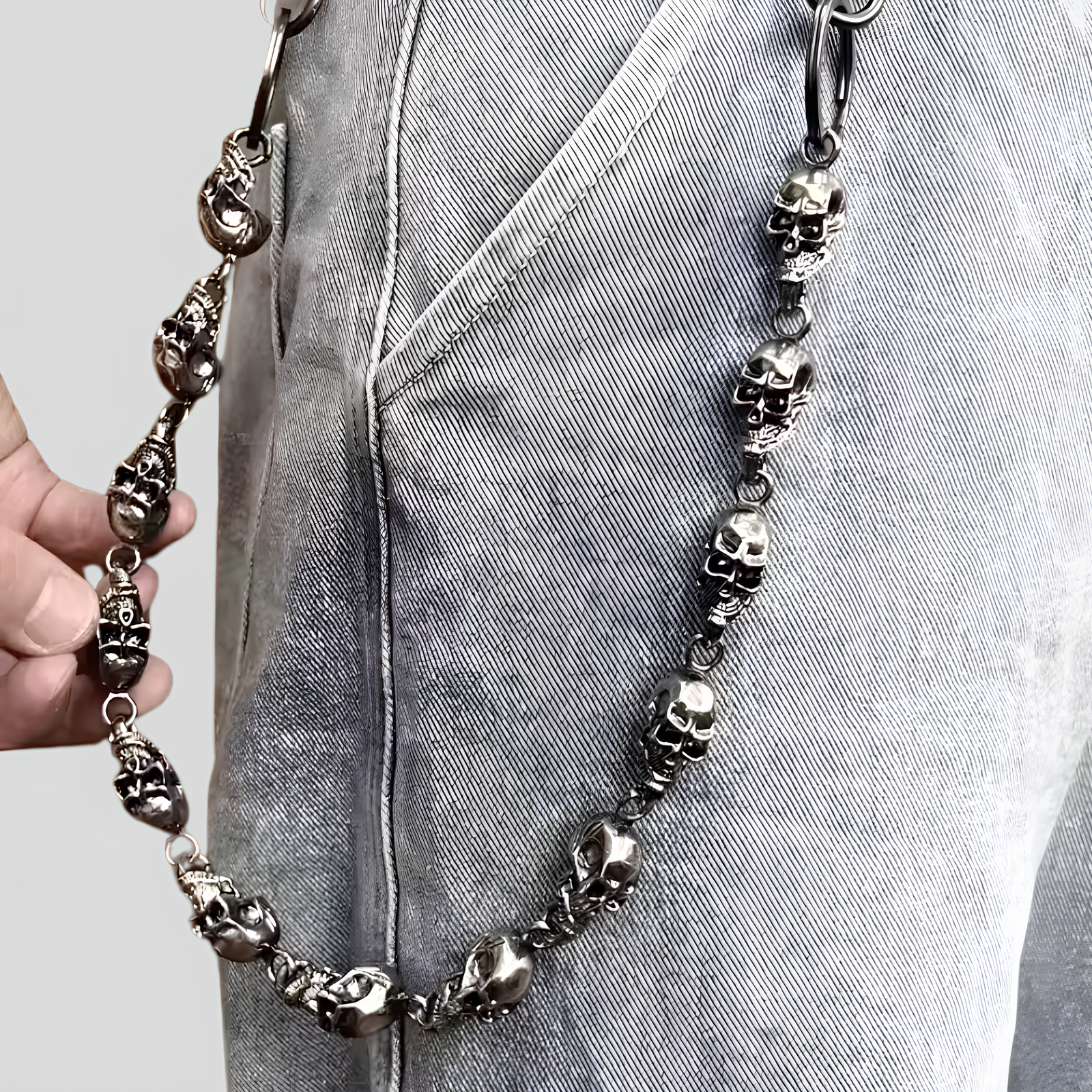 Skull Belt Chain