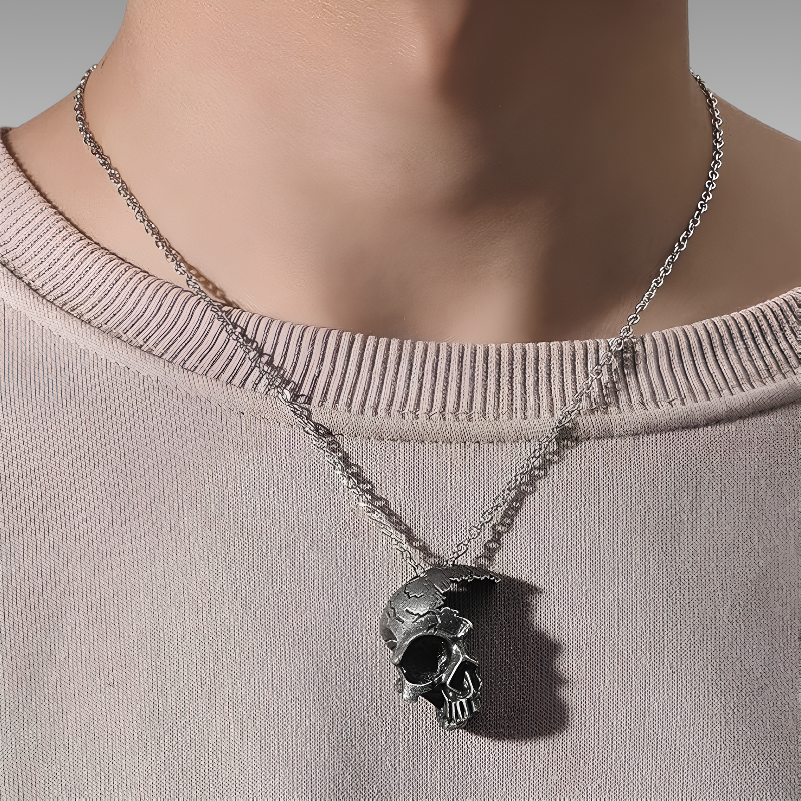 Shattered Skull Necklace