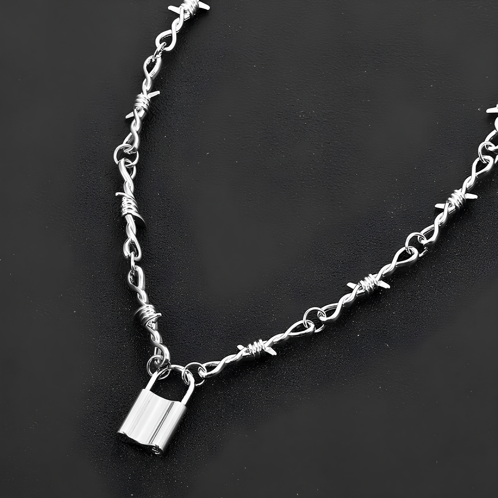 Barbed Lock Necklace