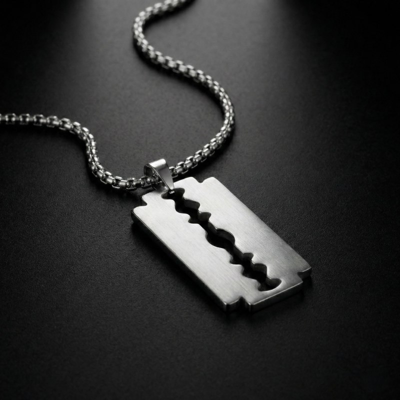 Razor Blade Necklace