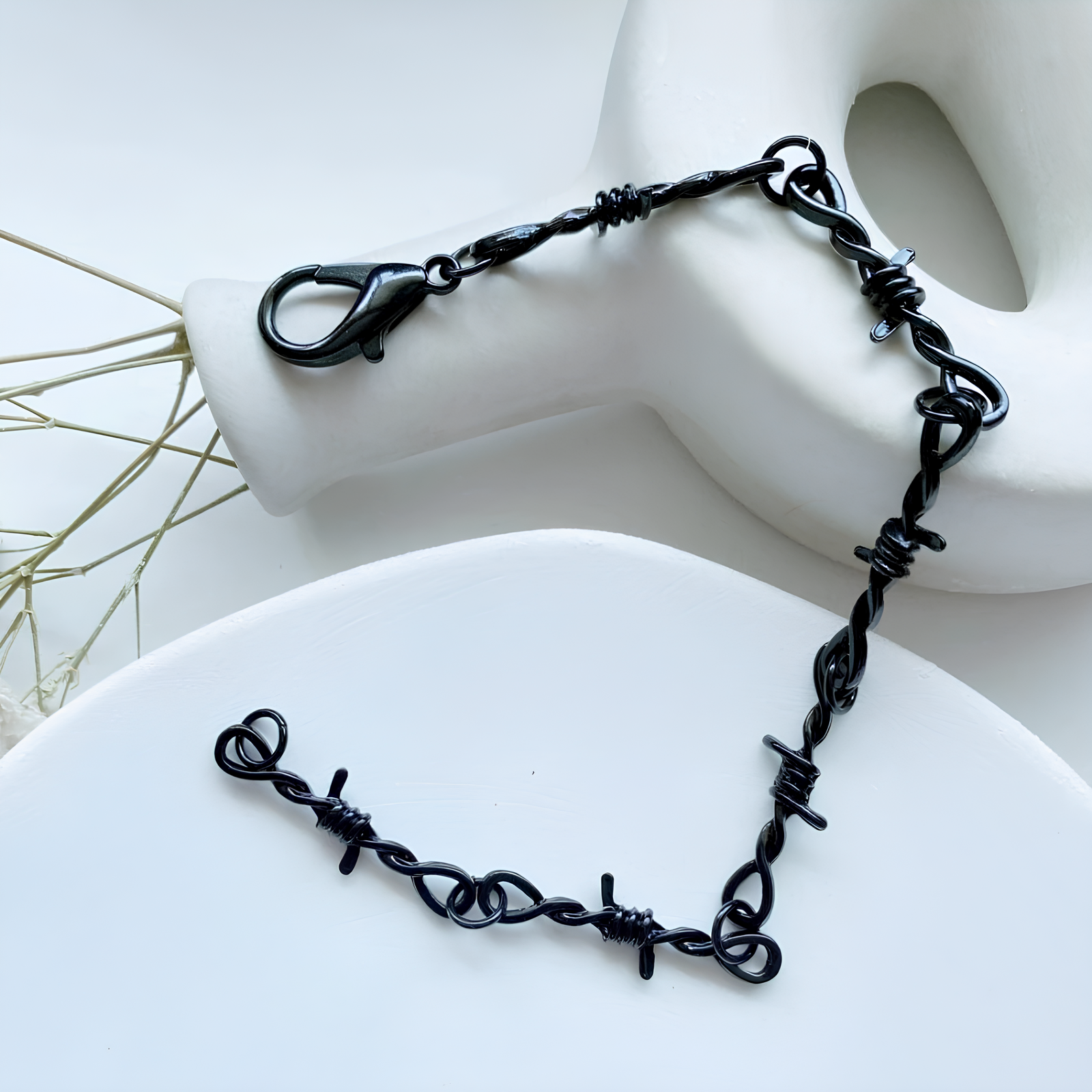 Black Barbed Wire Bracelet