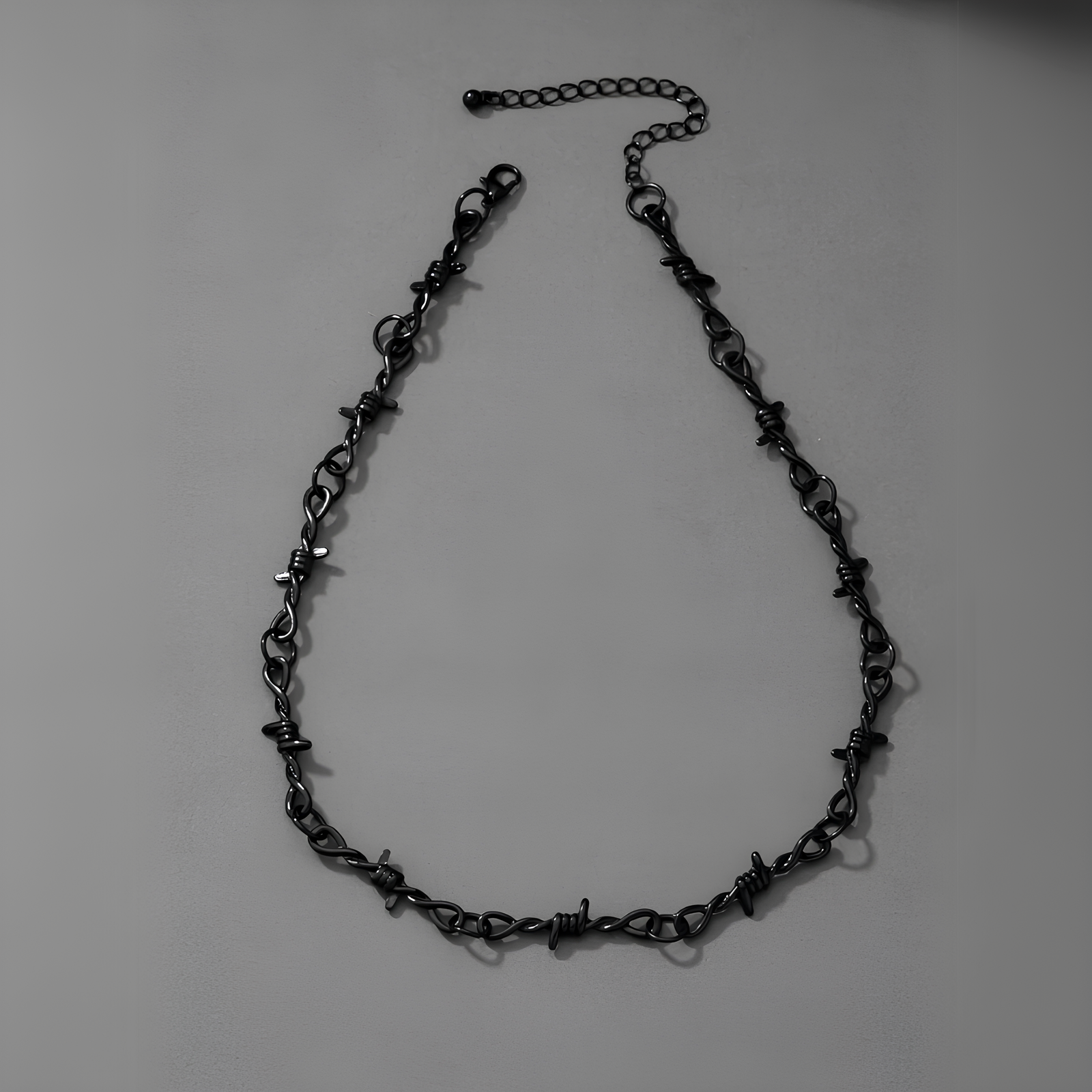 Black Barb Wire Necklace