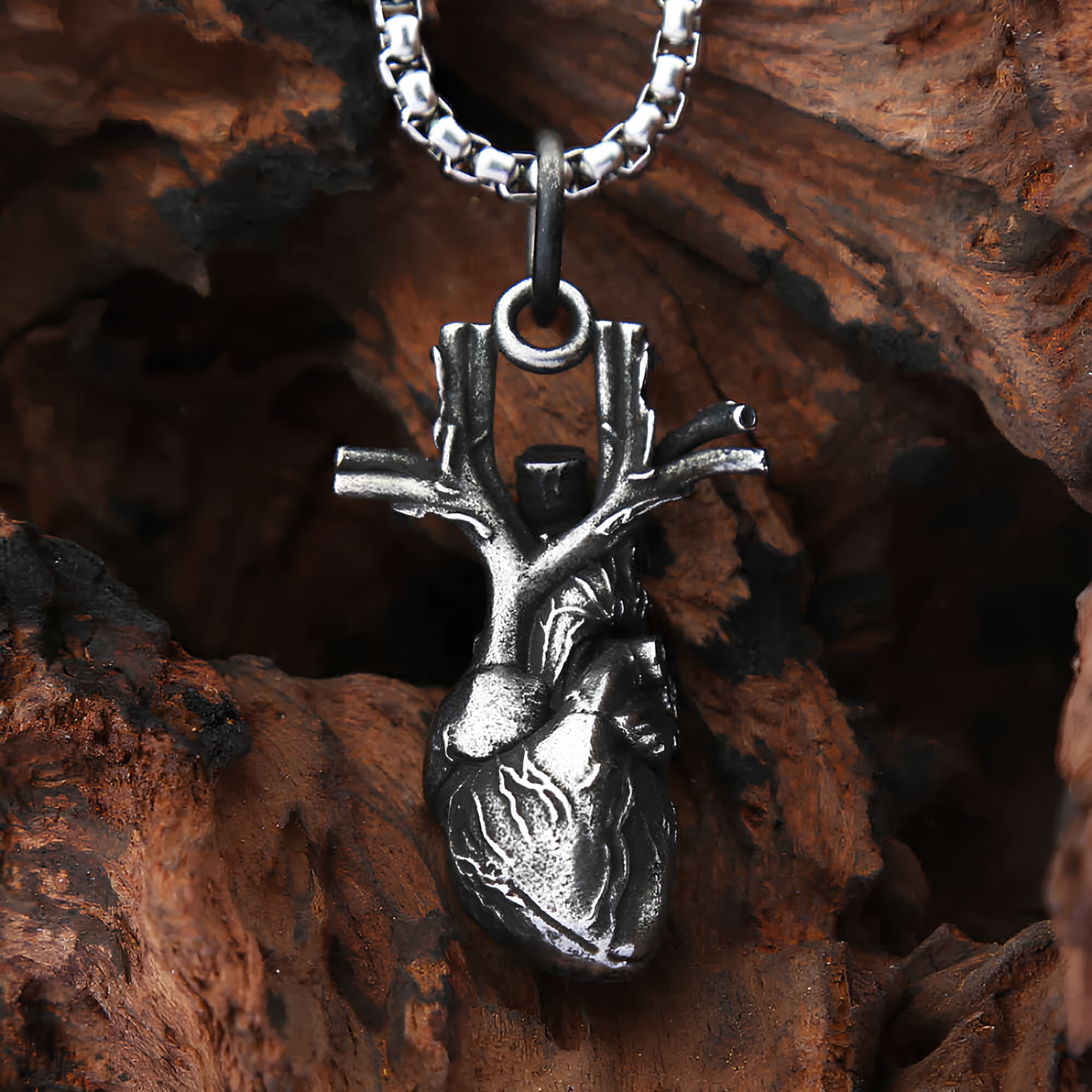 Anatomical Heart Necklace