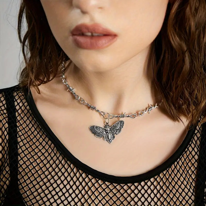 Death Moth Neckalce