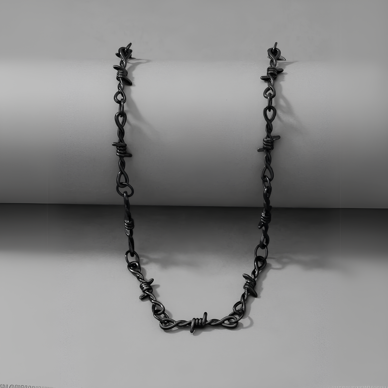 Black Barb Wire Necklace