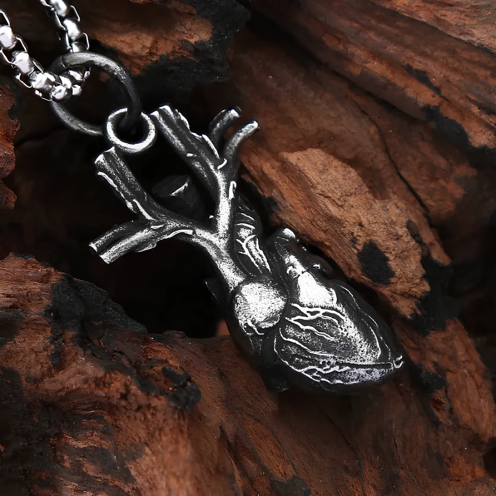 Anatomical Heart Necklace