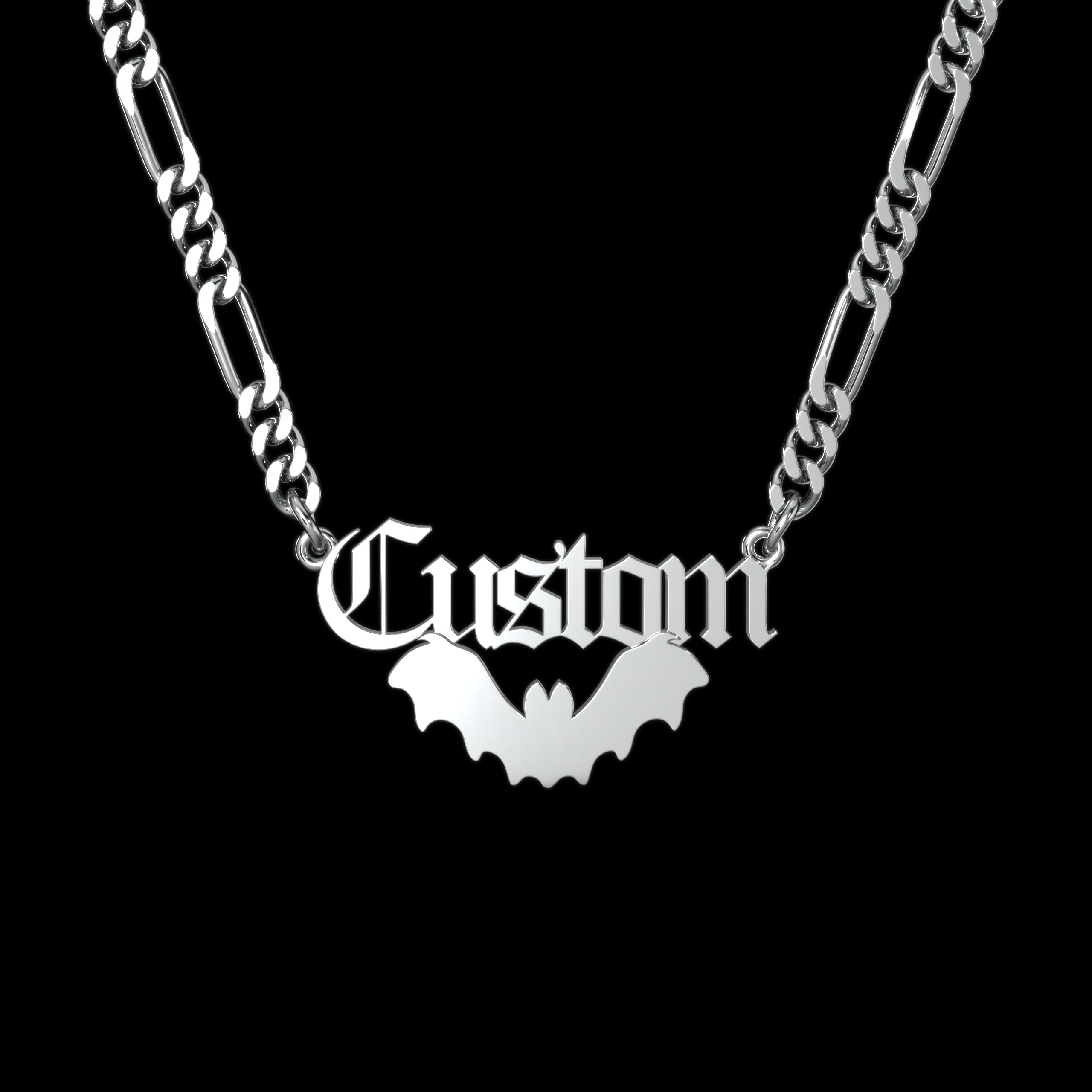 Bat Personalized Necklace