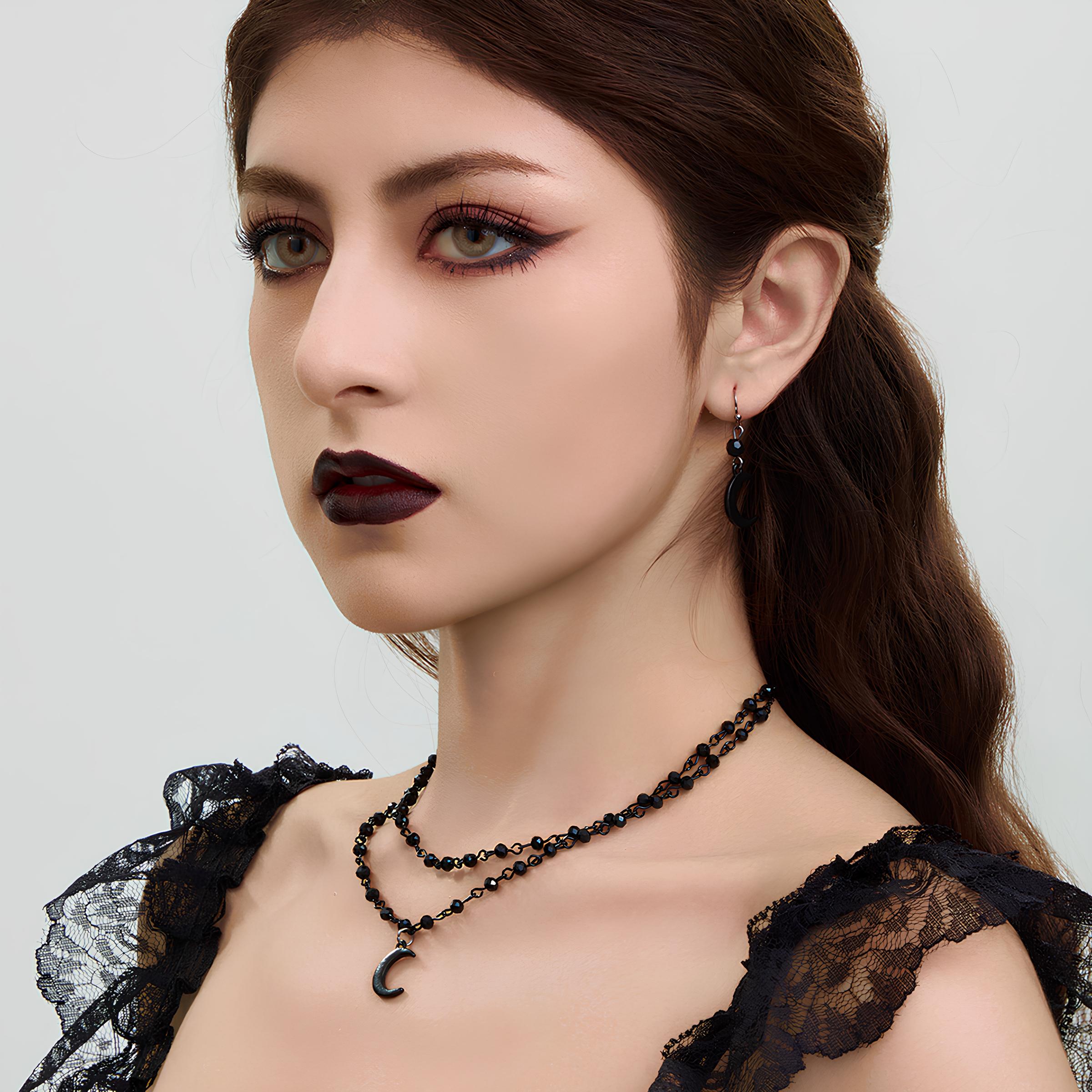 Crescent Moon Choker