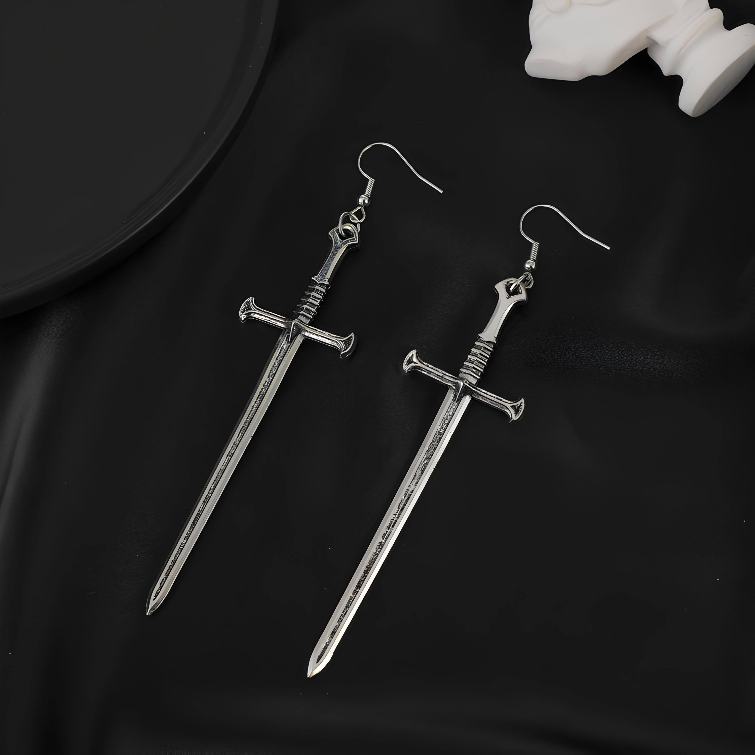 Sword Earrings