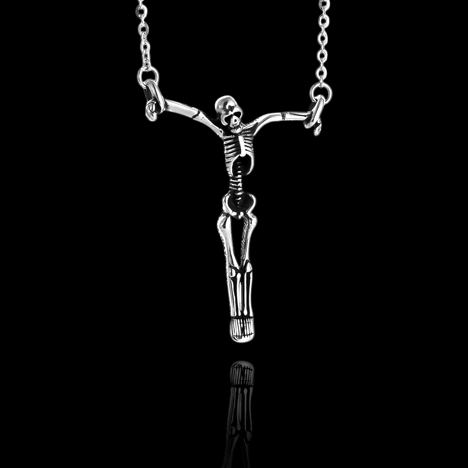 Hanging Skeleton Necklace