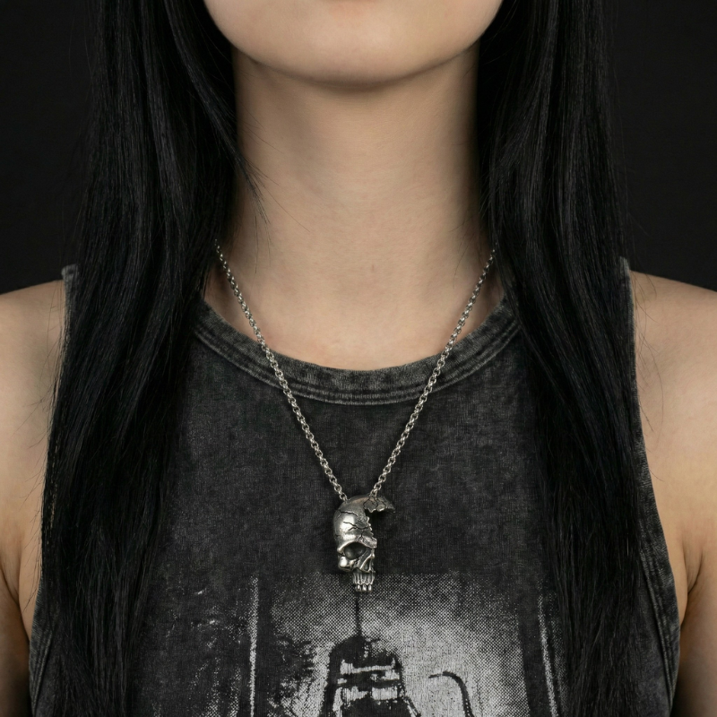 Shattered Skull Necklace