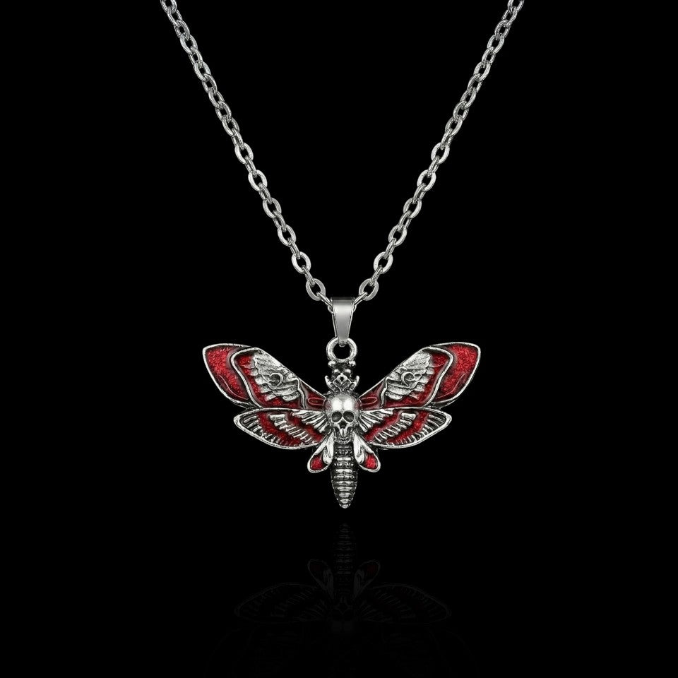 Blood Moth Necklace