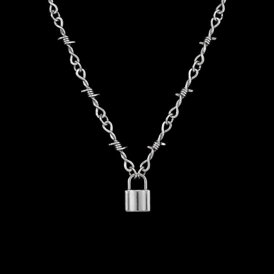 Barbed Lock Necklace