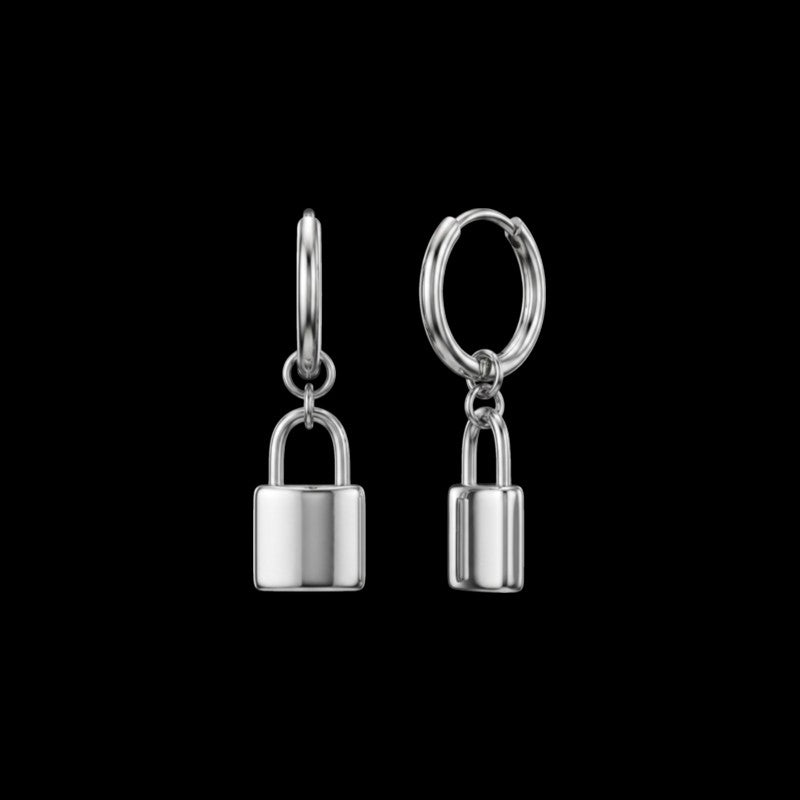 Lock Earrings