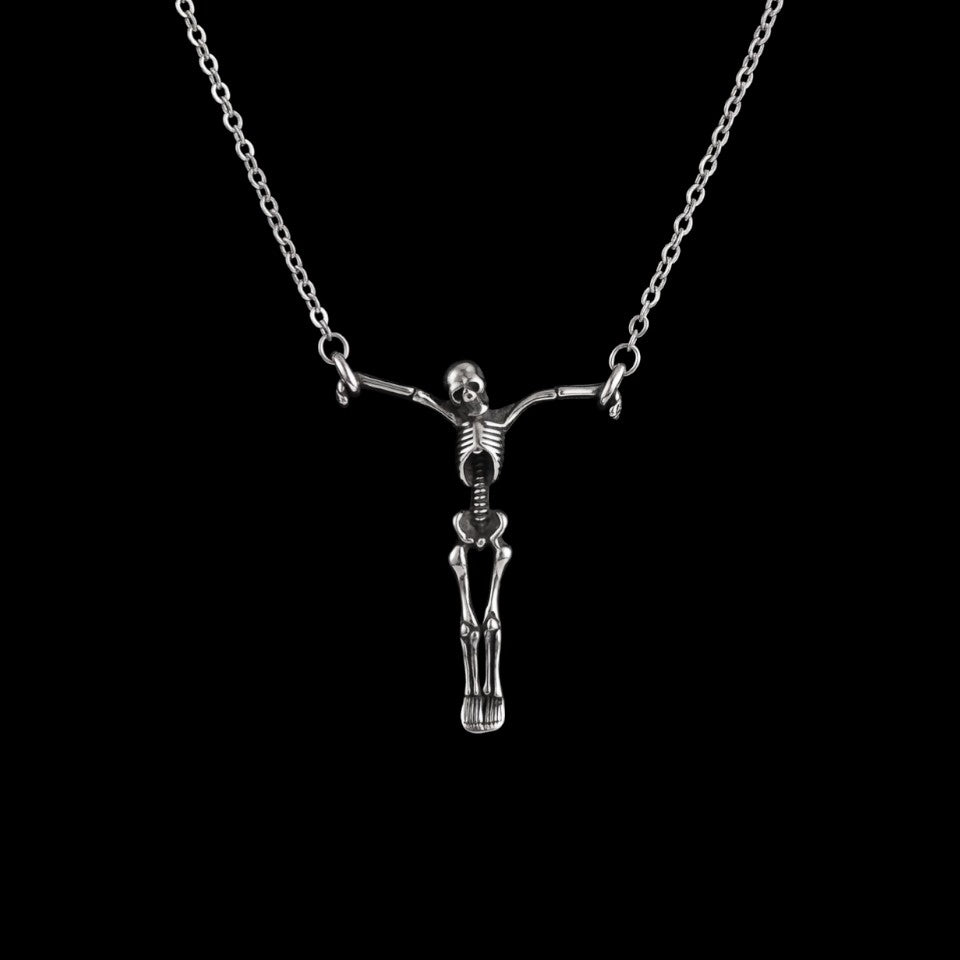 Hanging Skeleton Necklace
