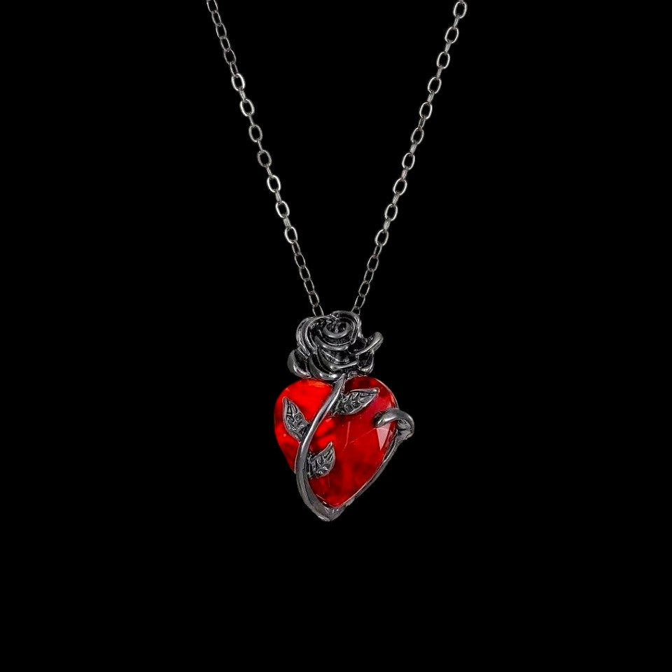 Blood Rose Necklace