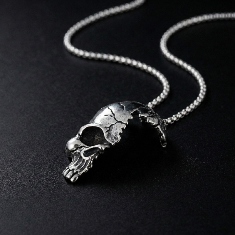Shattered Skull Necklace