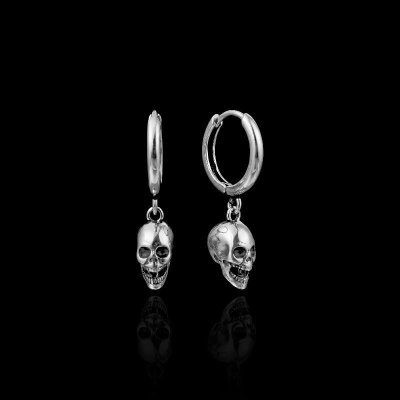 Death Hoop Earrings