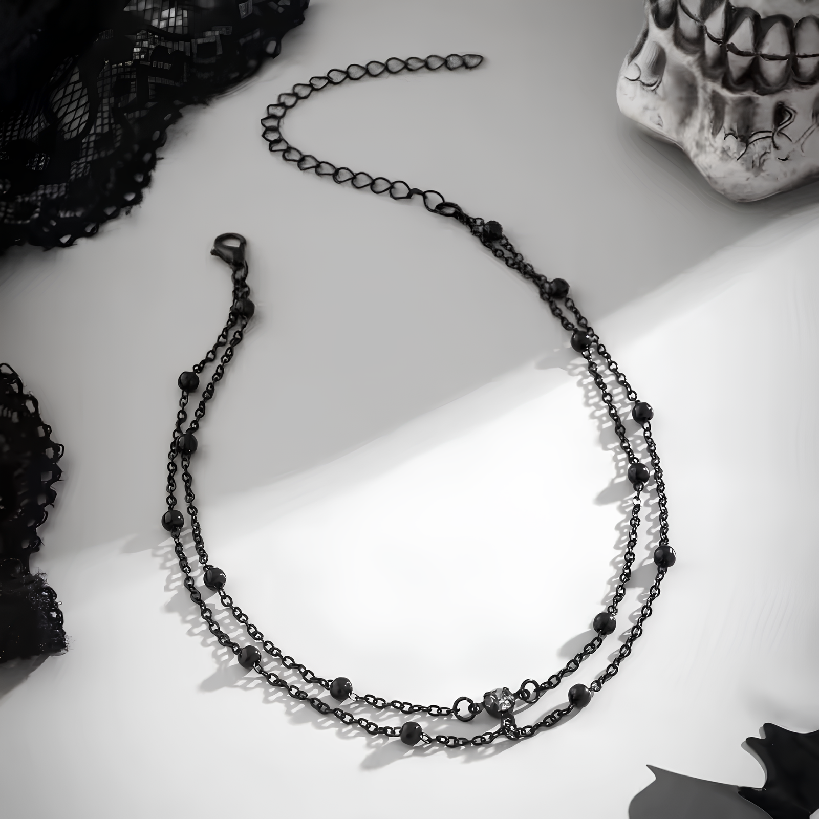 Shadow Bead Choker