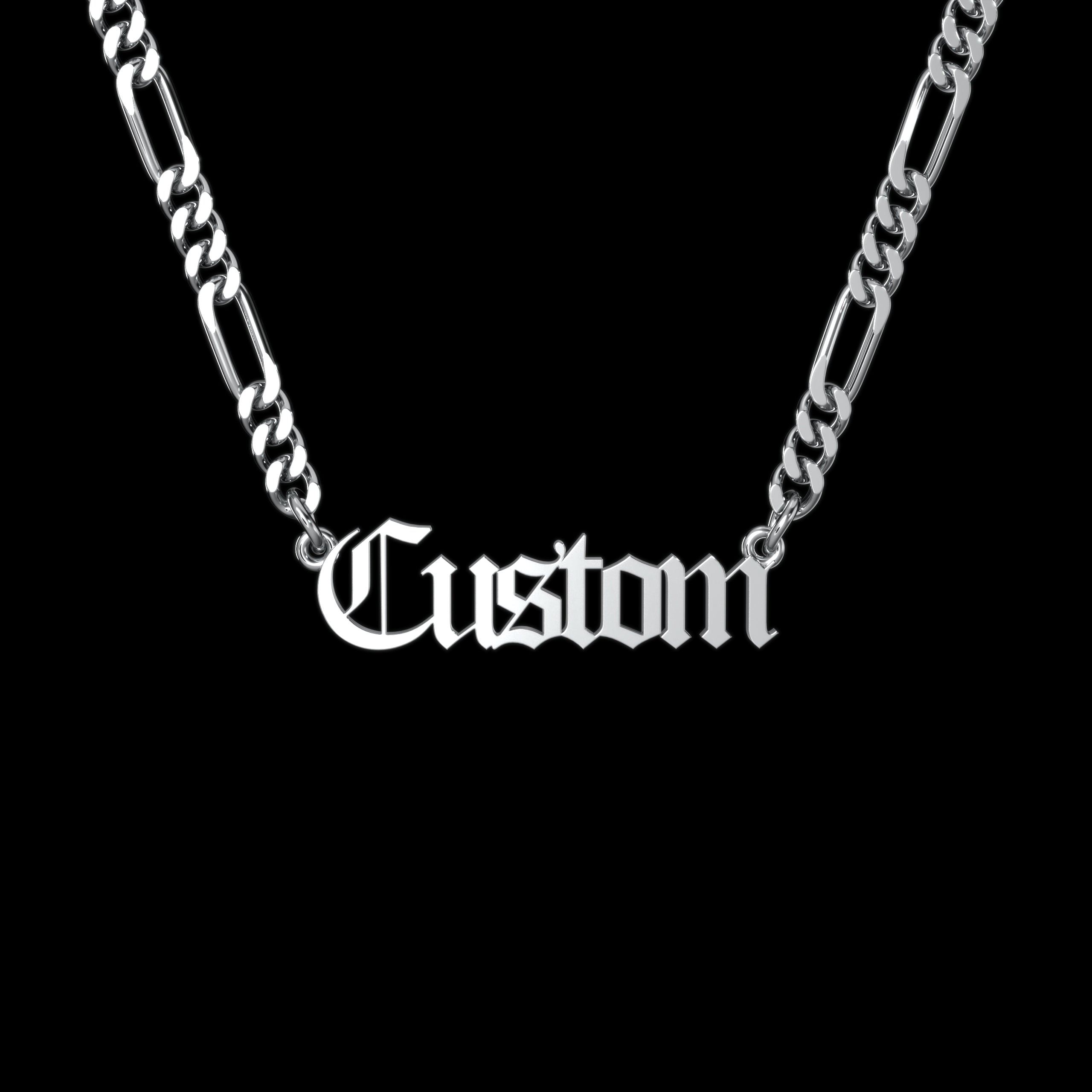 Old English Personalized Necklace