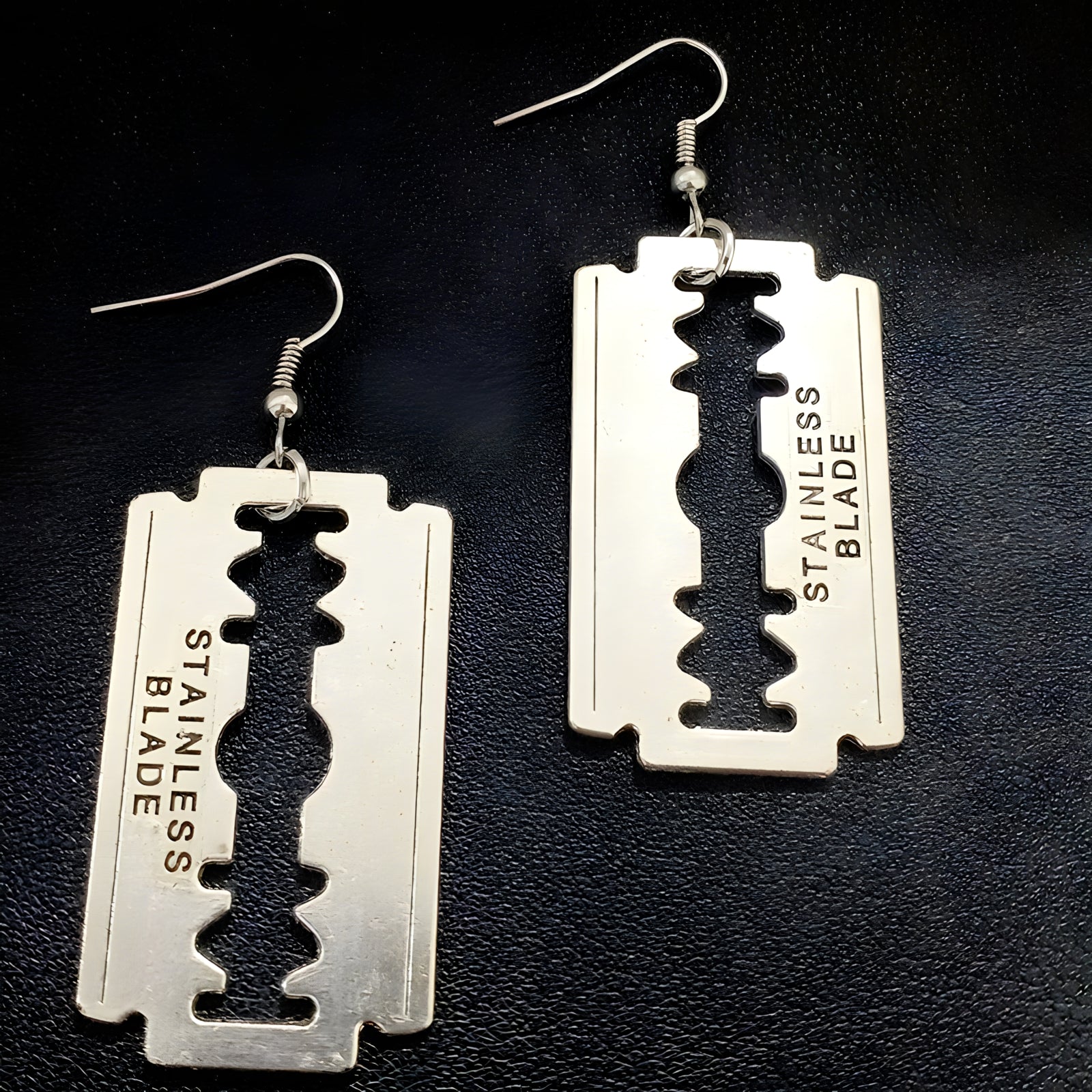 Razor Blade Earrings