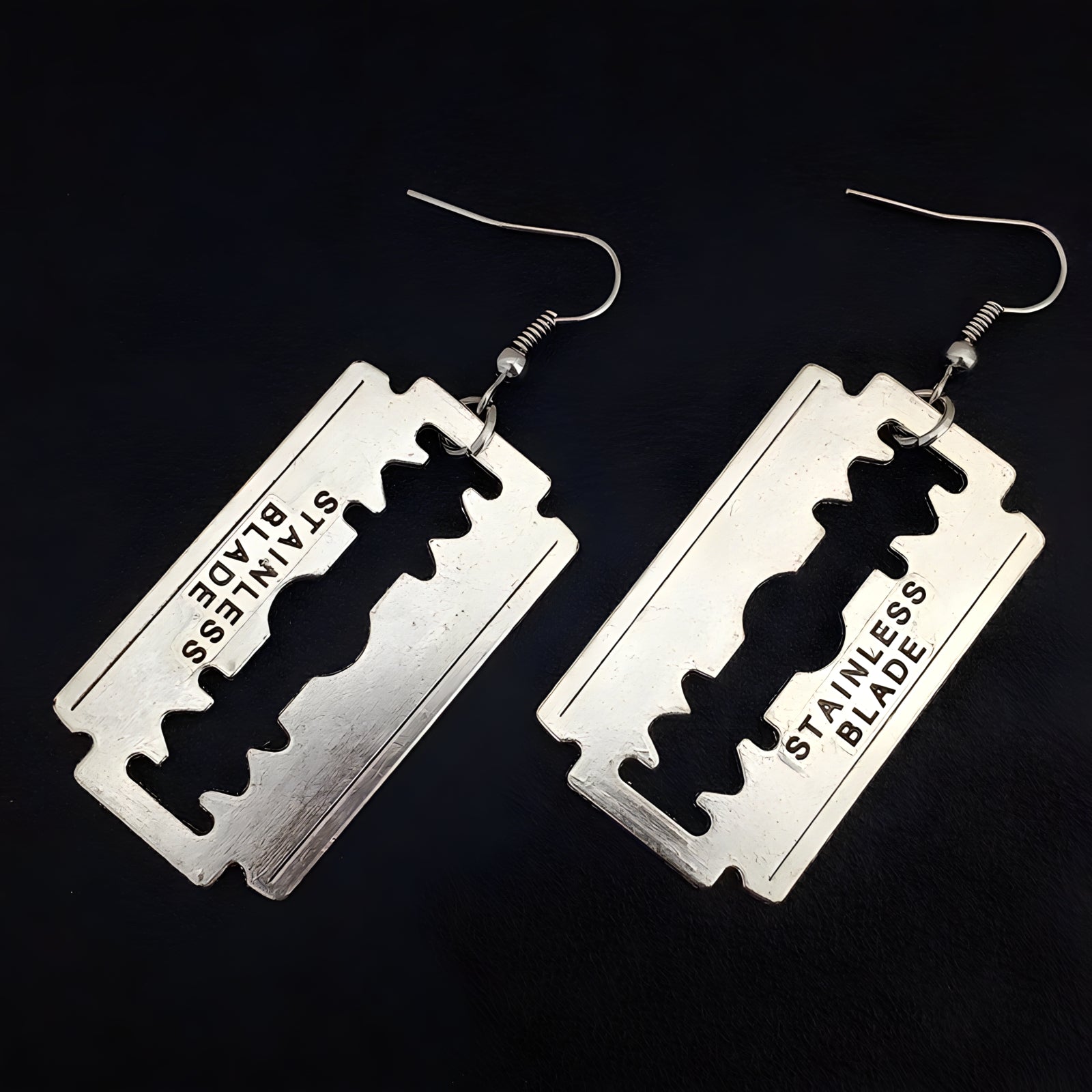 Razor Blade Earrings