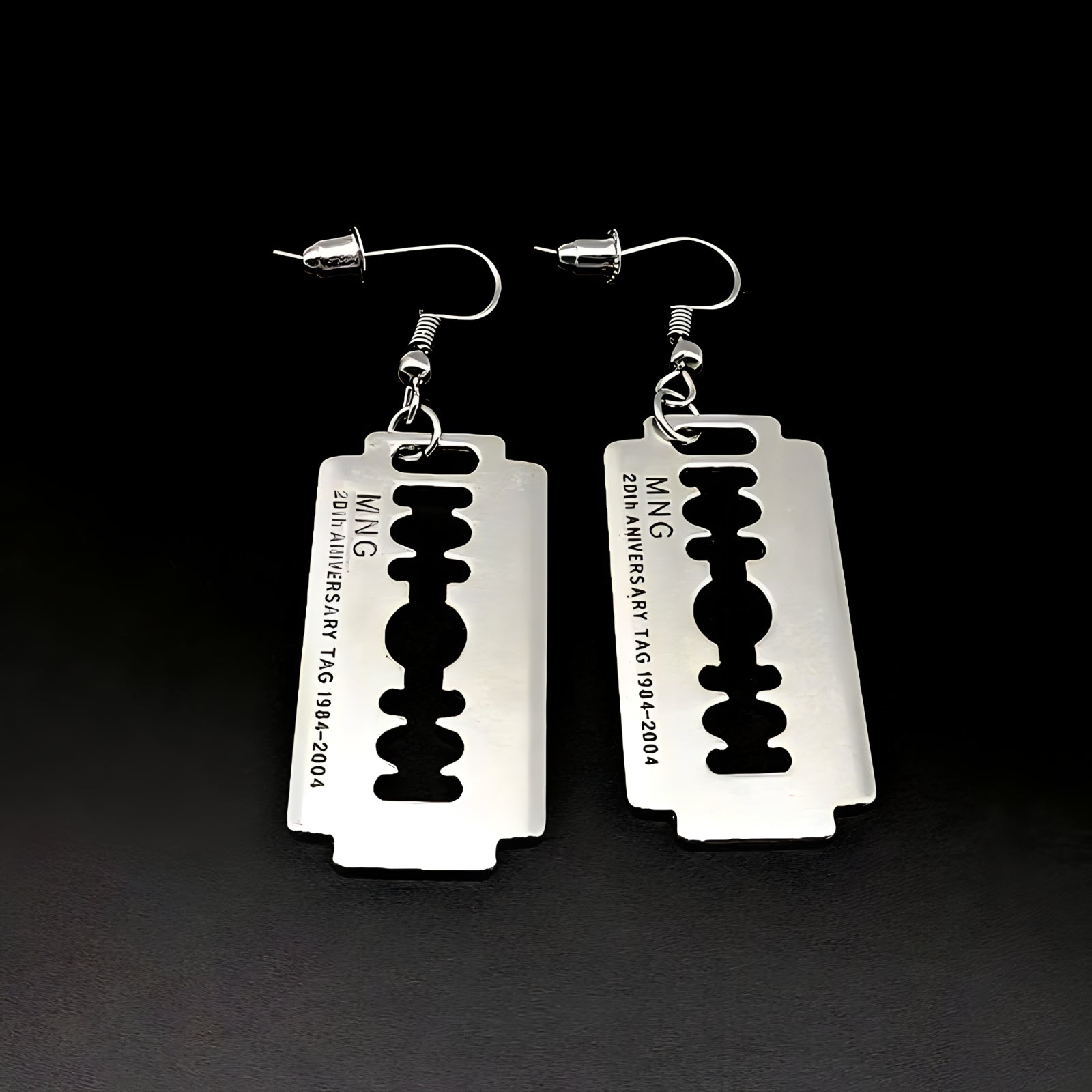 Razor Blade Earrings