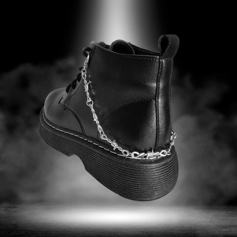 Barbed Wire Boot Chain