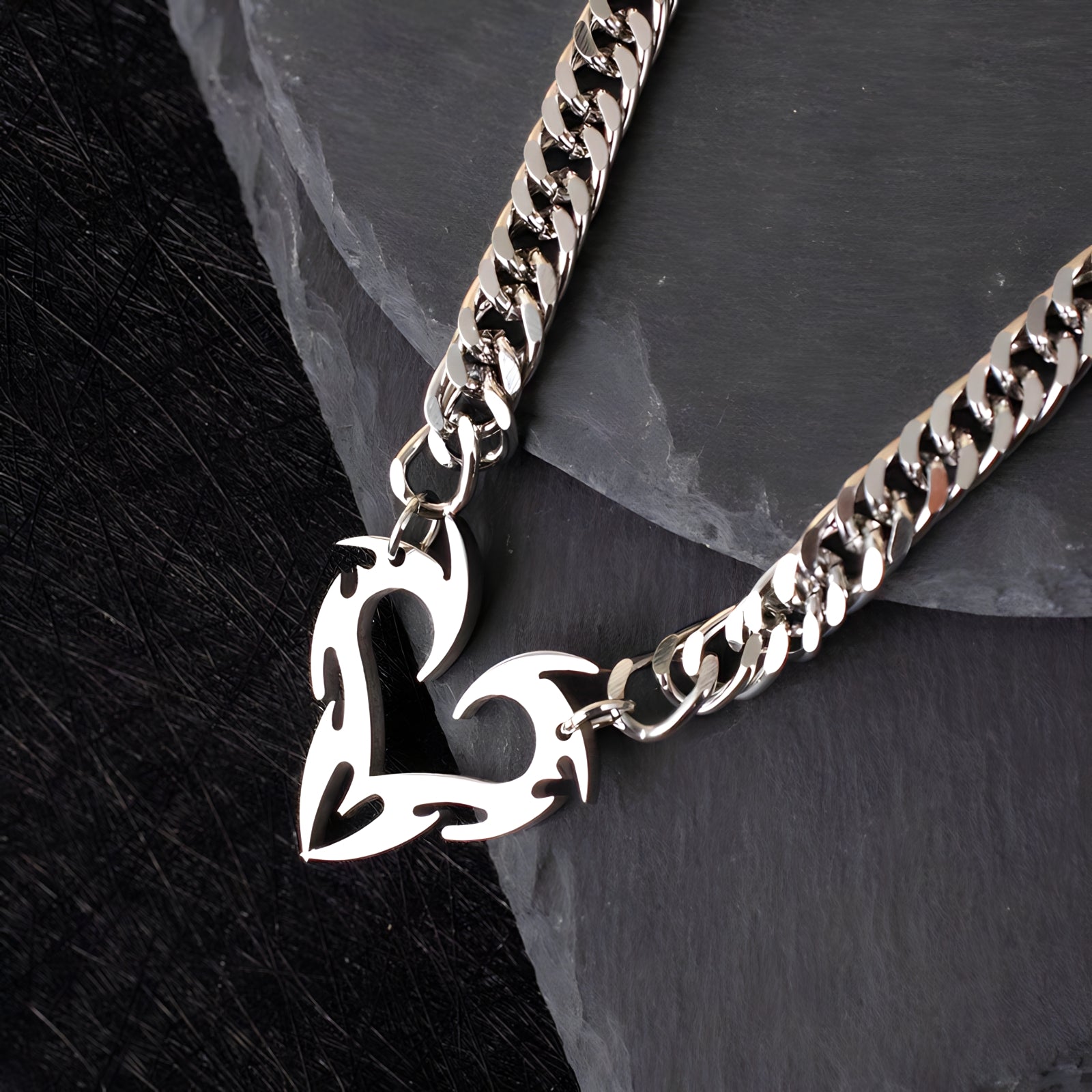 Barb Heart Necklace