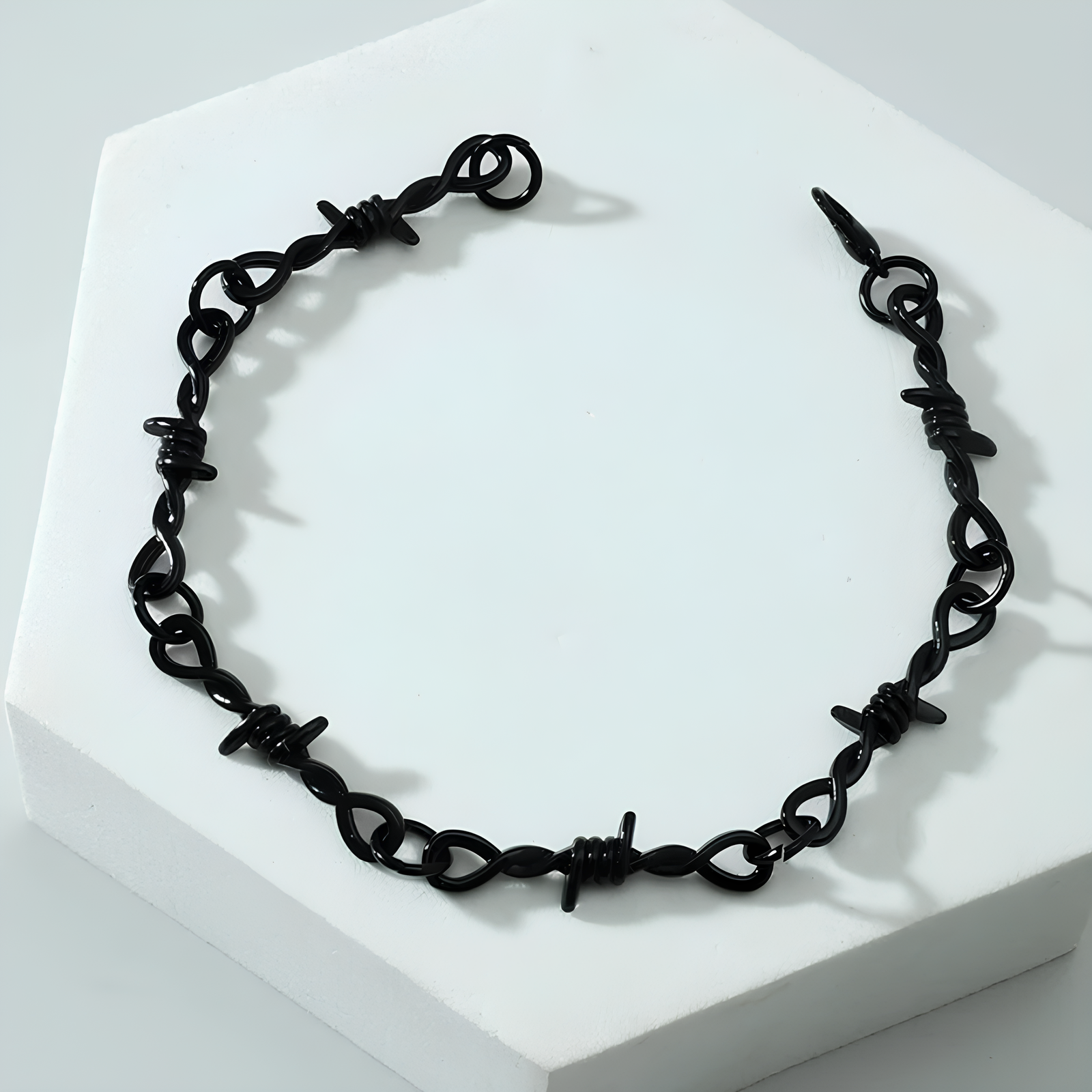 Black Barbed Wire Bracelet