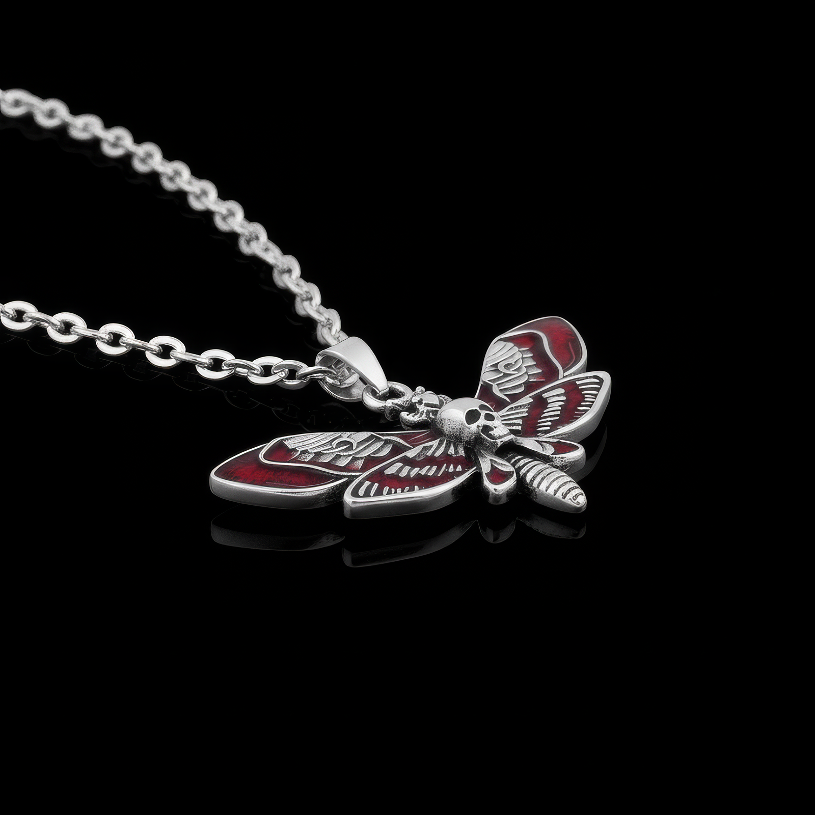 Blood Moth Necklace
