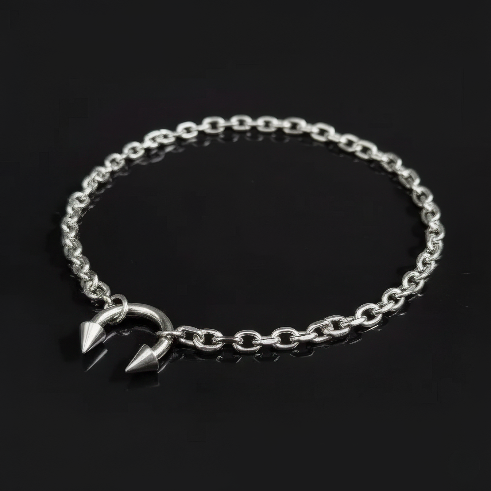 Double Spike Necklace