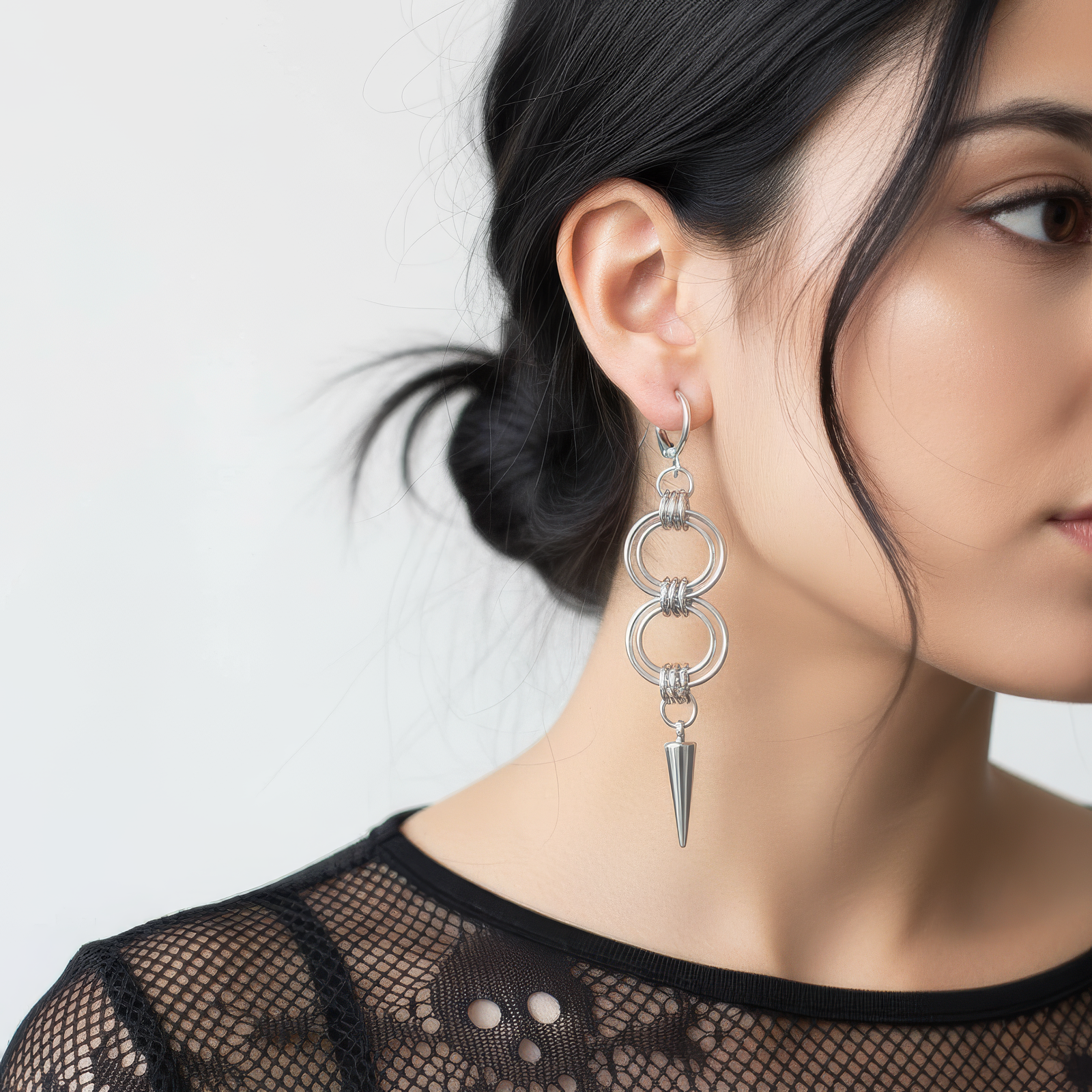Spike Drop Hoops