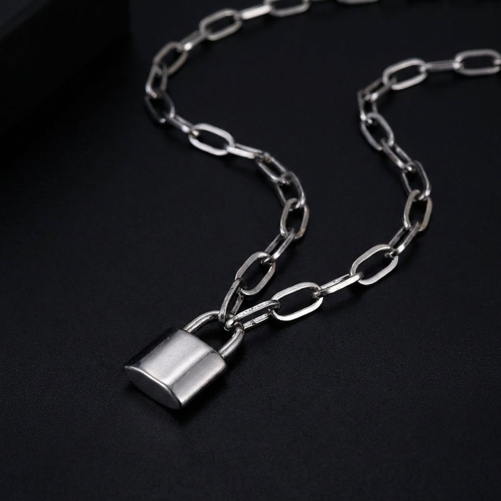 Paperclip Lock Necklace