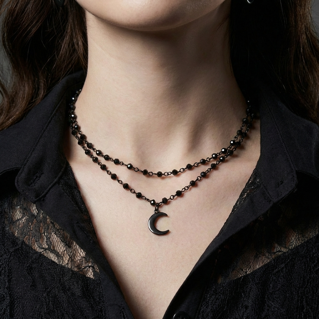 Crescent Moon Choker