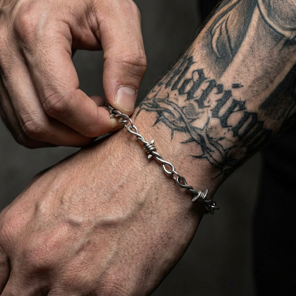Barbed Wire Bracelet