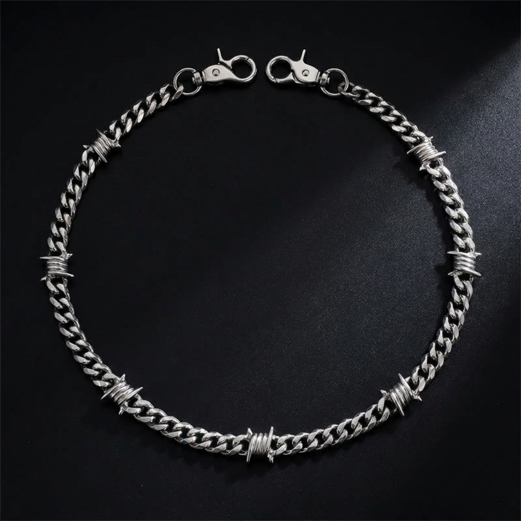 Barb Cuban Belt Chain