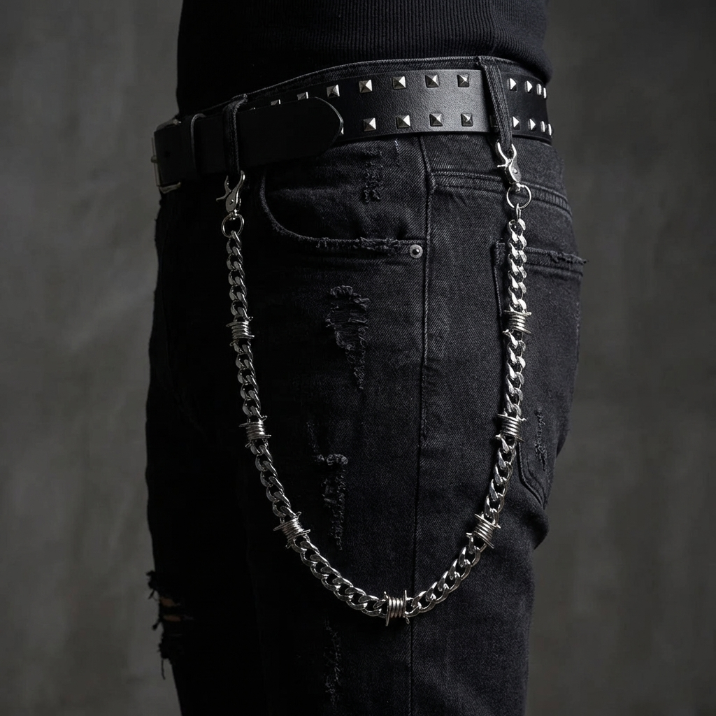 Barb Cuban Belt Chain