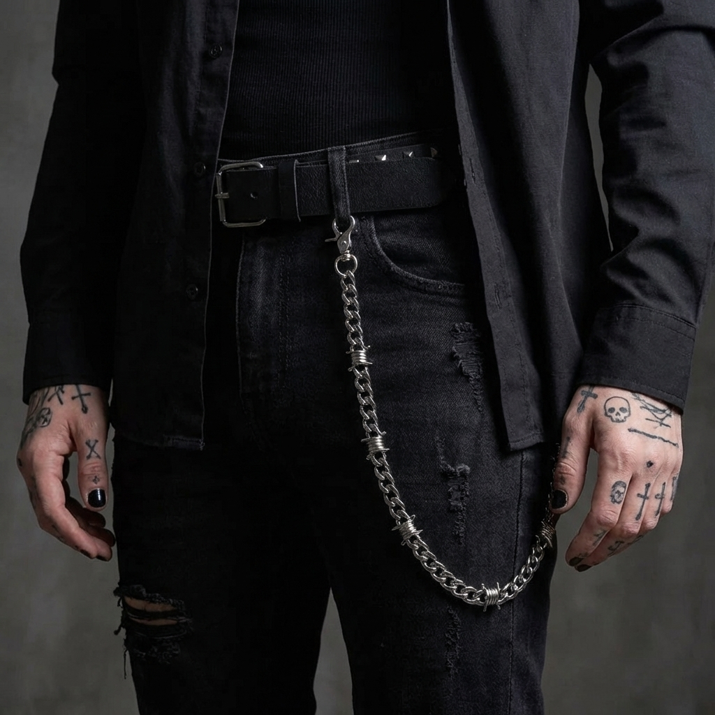 Barb Cuban Belt Chain