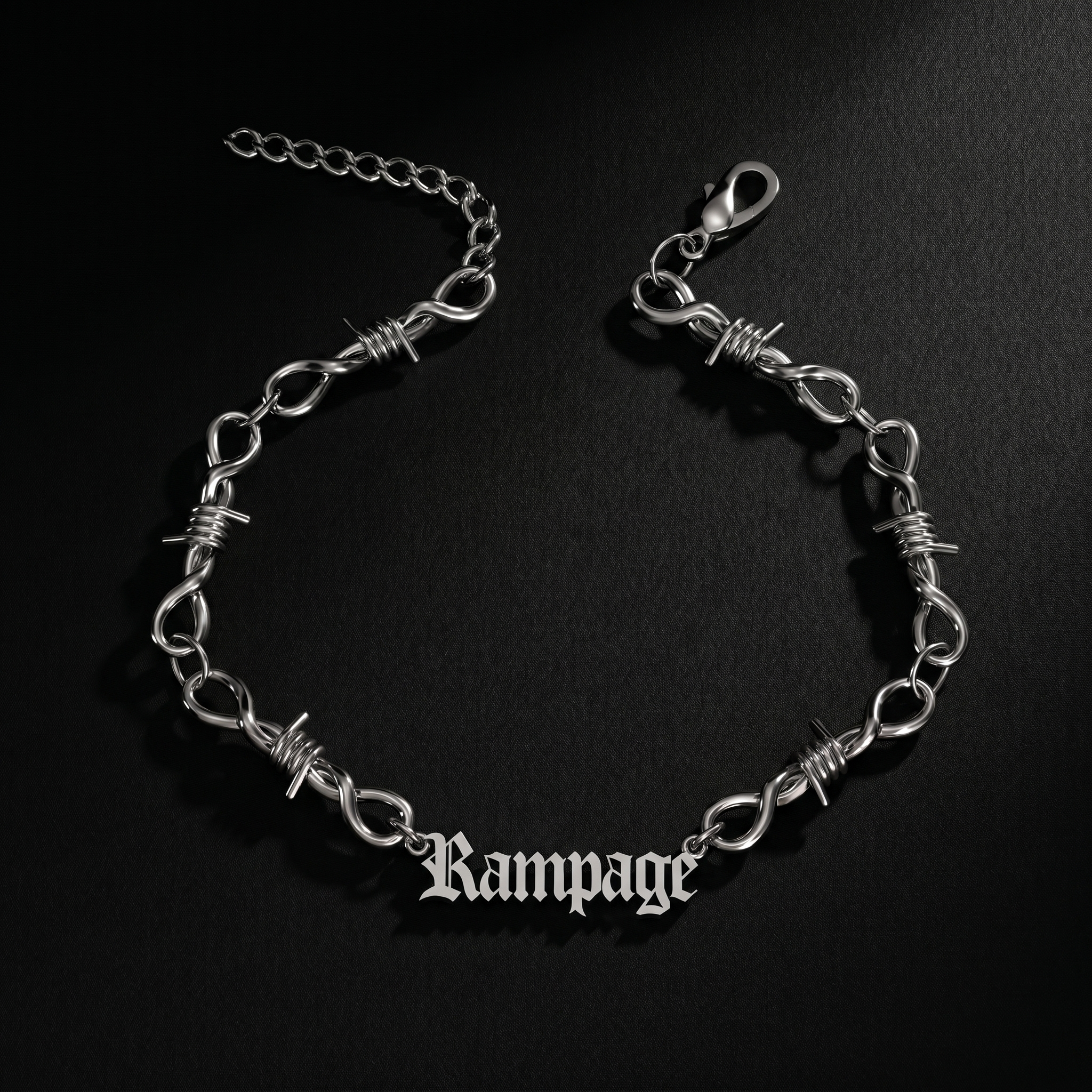 Barb Wire Name Bracelet