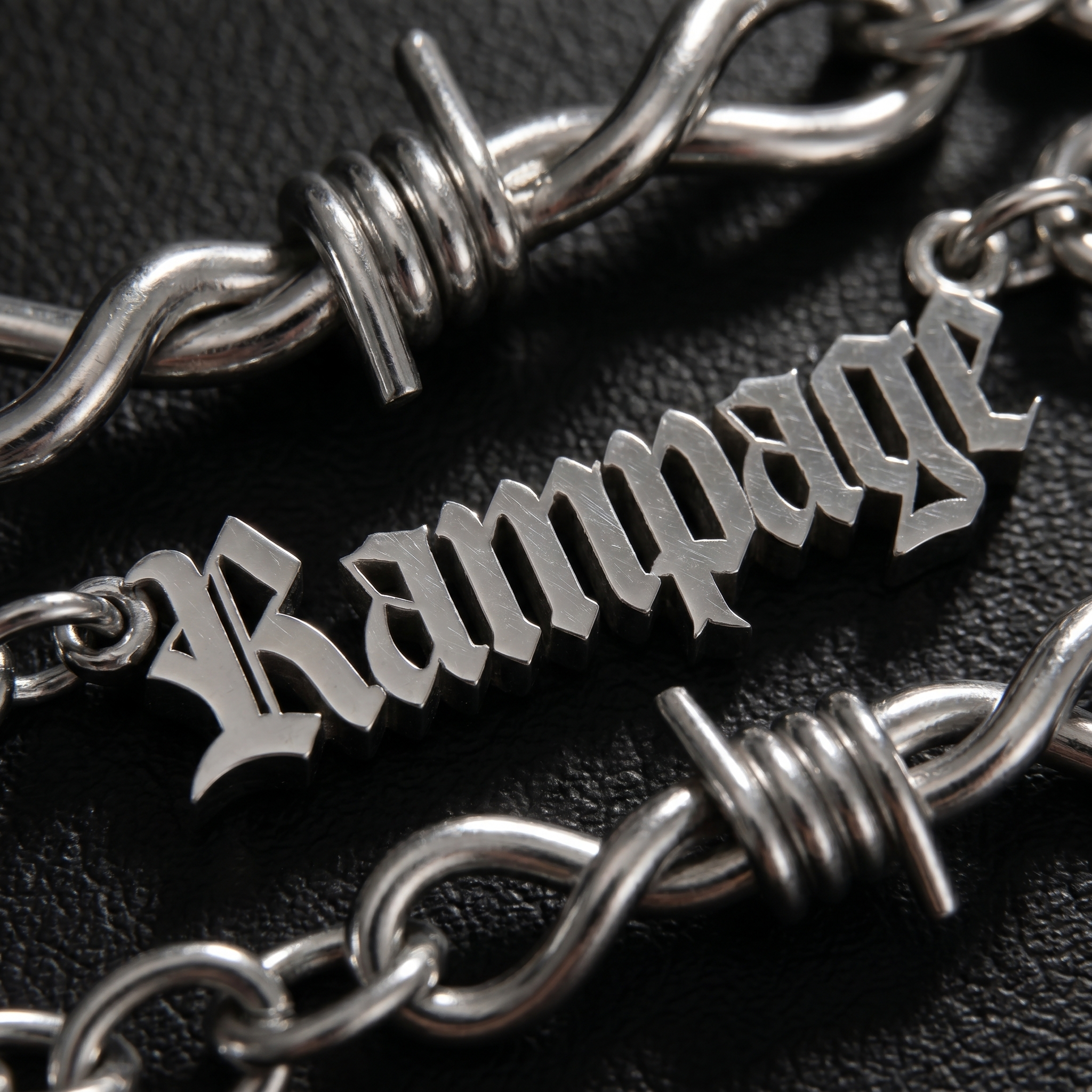 Barb Wire Name Bracelet