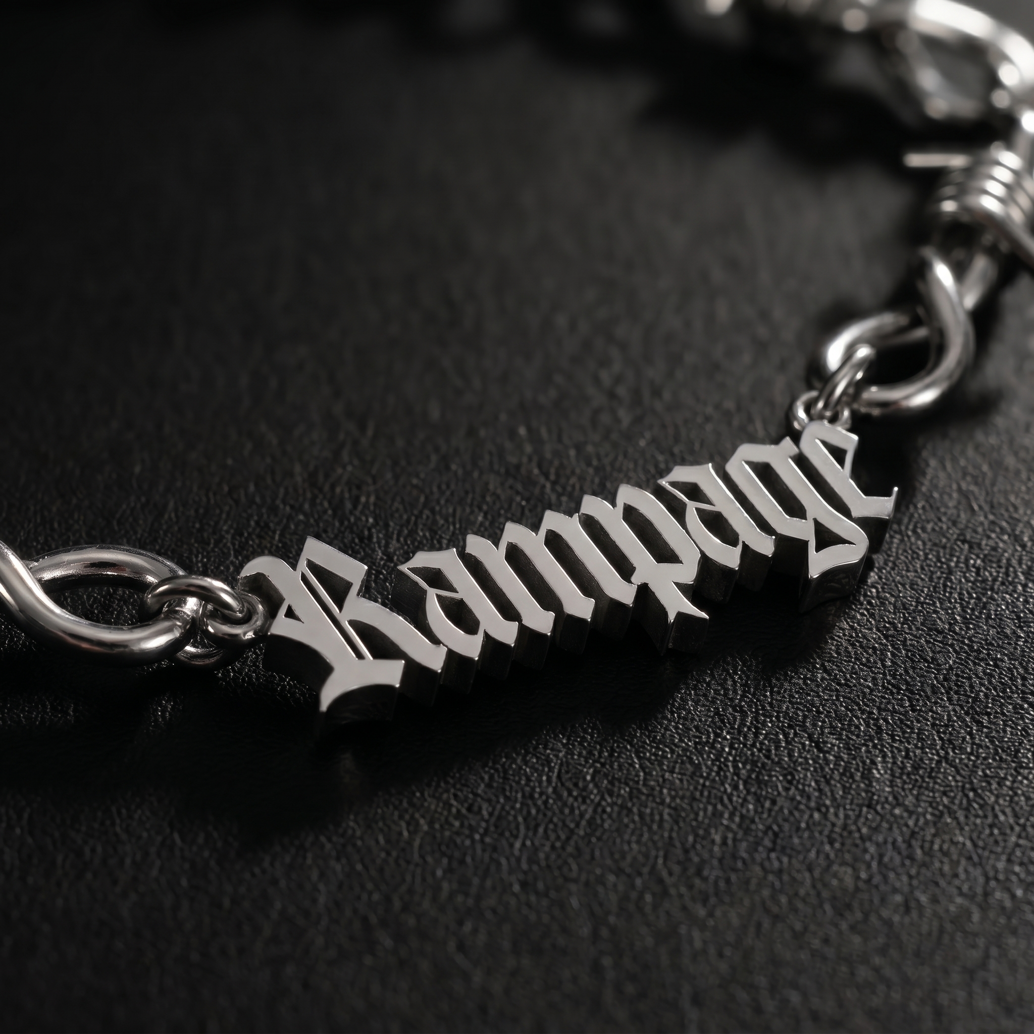 Barb Wire Name Bracelet
