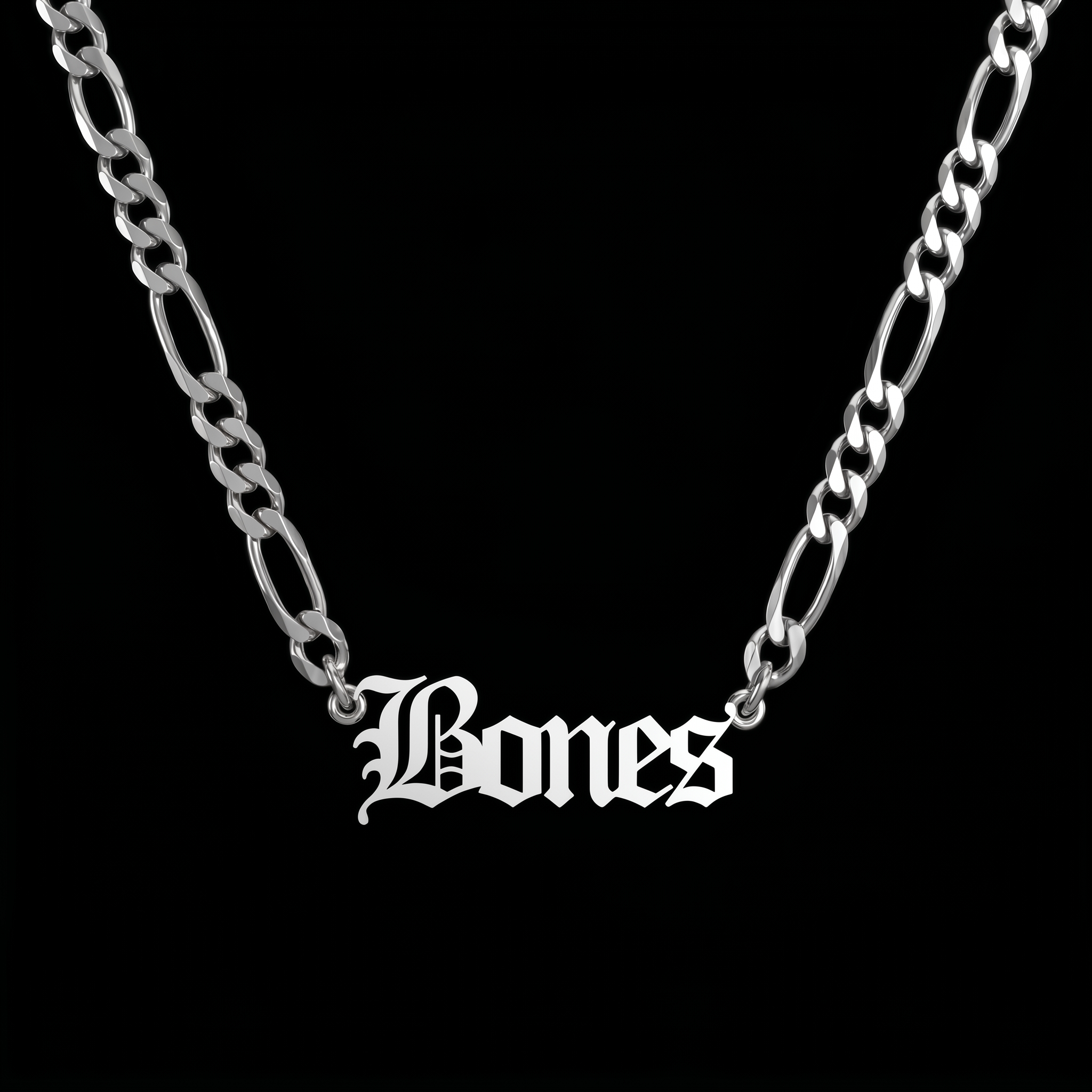 Old English Name Necklace