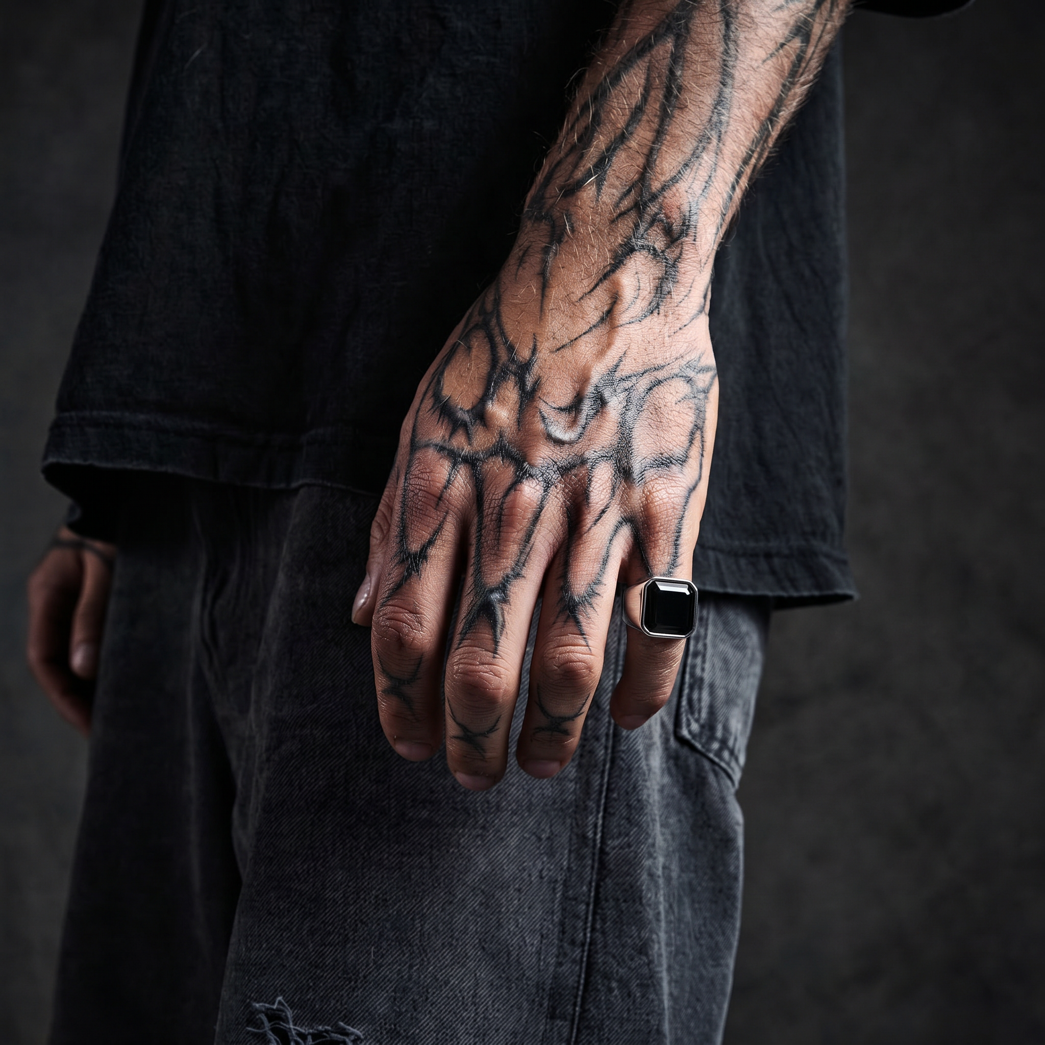 Black Signet Ring