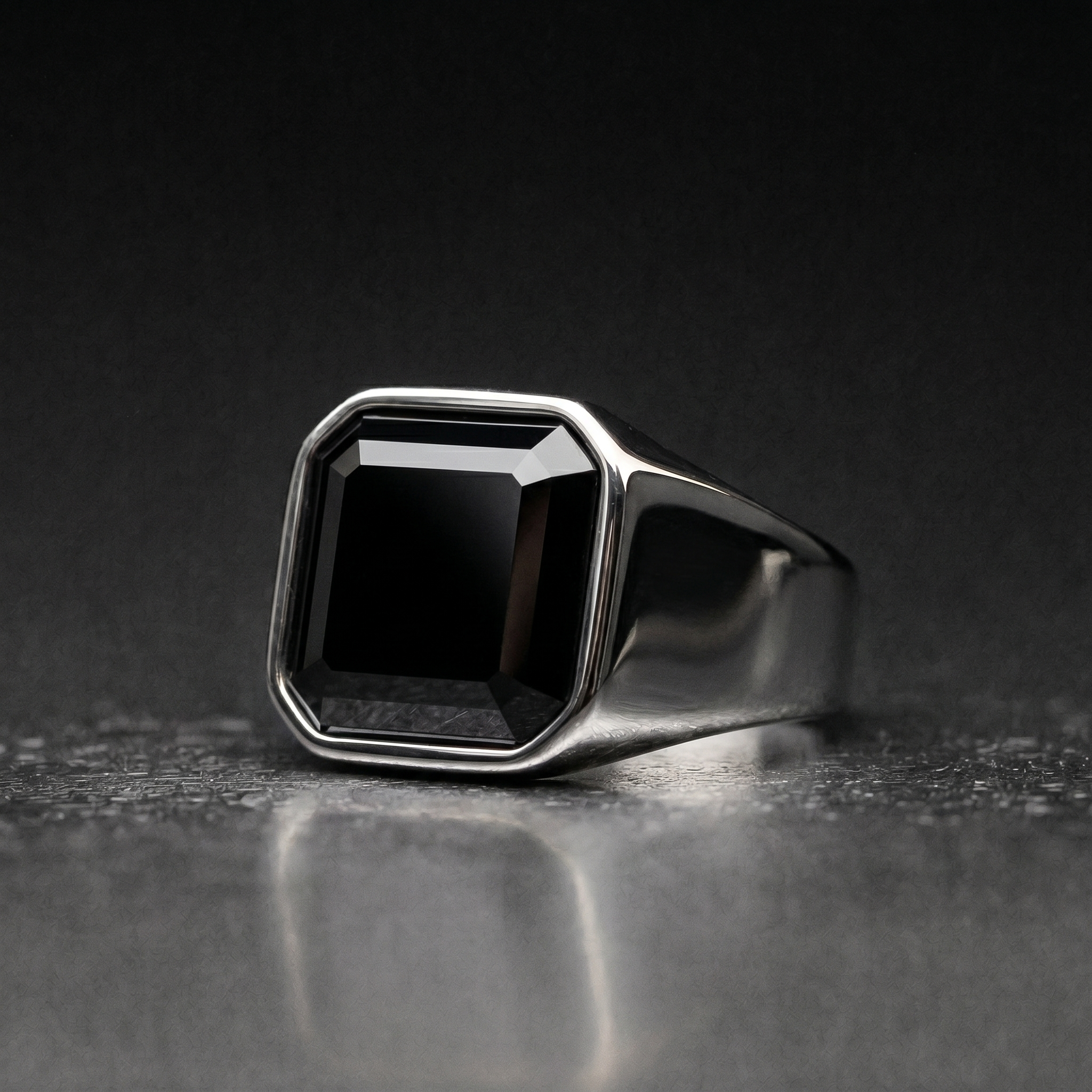 Black Signet Ring
